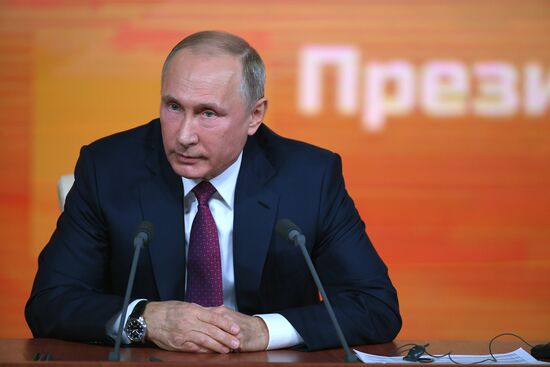 Vladimir Putin's annual news conference