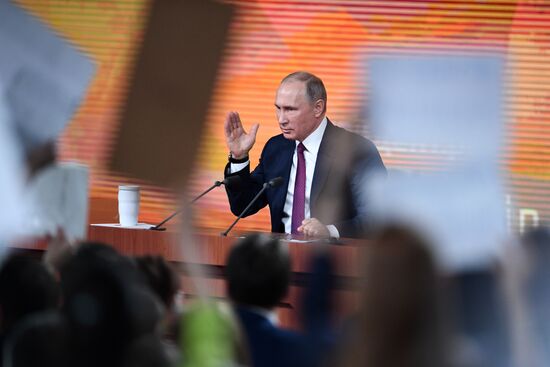 Vladimir Putin's annual news conference
