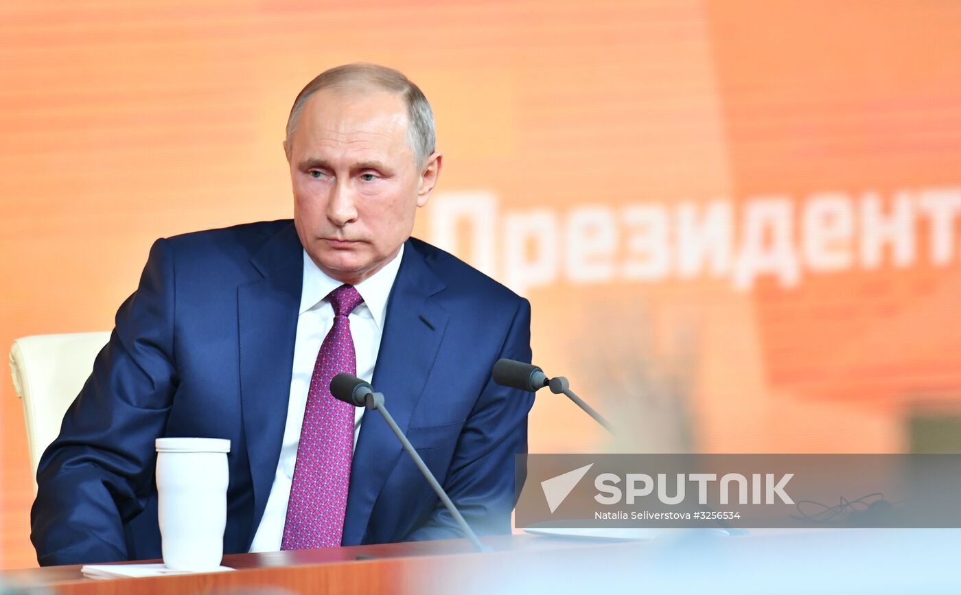 Vladimir Putin's annual news conference