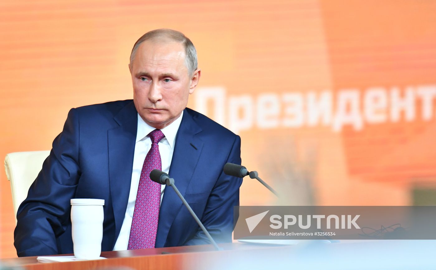 Vladimir Putin's annual news conference