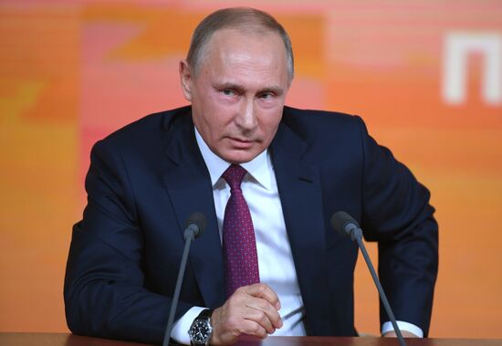Vladimir Putin's annual news conference