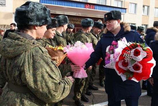 Special task medical unit returns from Syria