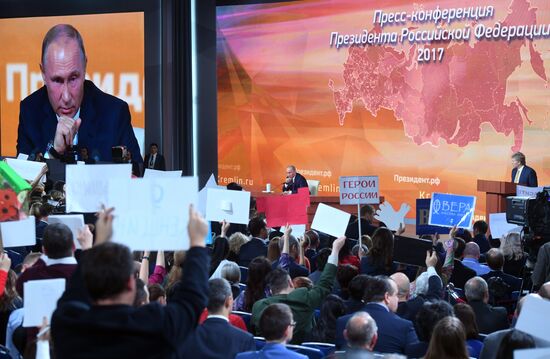 Vladimir Putin's annual news conference