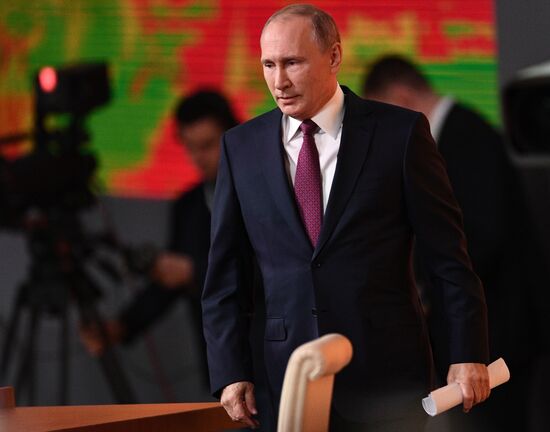 Vladimir Putin's annual news conference