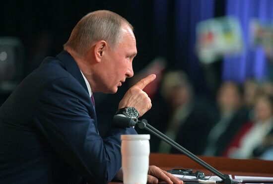 Vladimir Putin's annual news conference