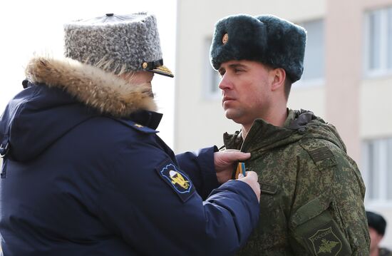 Special task medical unit returns from Syria
