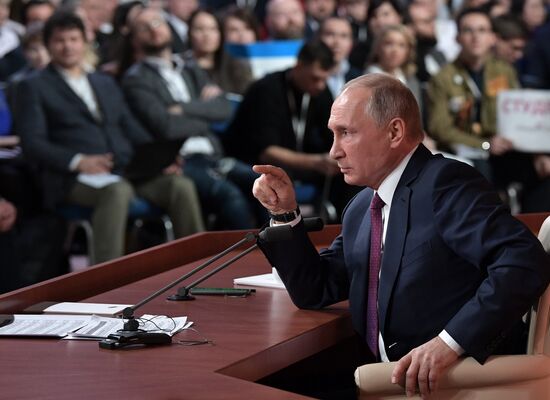 Vladimir Putin's annual news conference