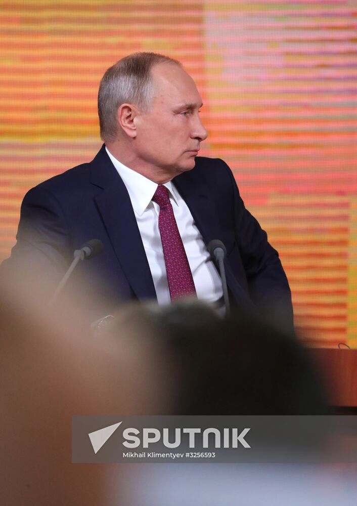 Vladimir Putin's annual news conference