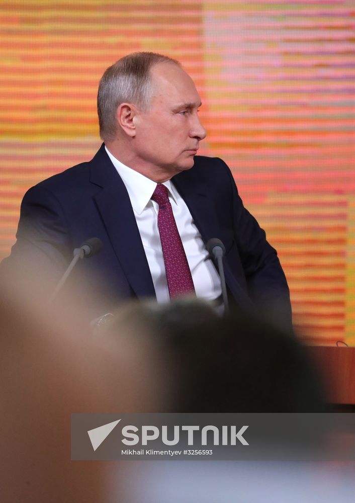 Vladimir Putin's annual news conference
