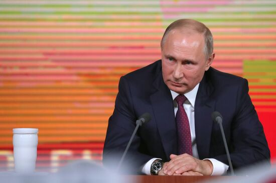 Vladimir Putin's annual news conference