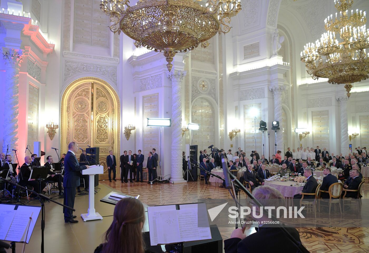 President Putin attends reception to mark Heroes of the Fatherland Day