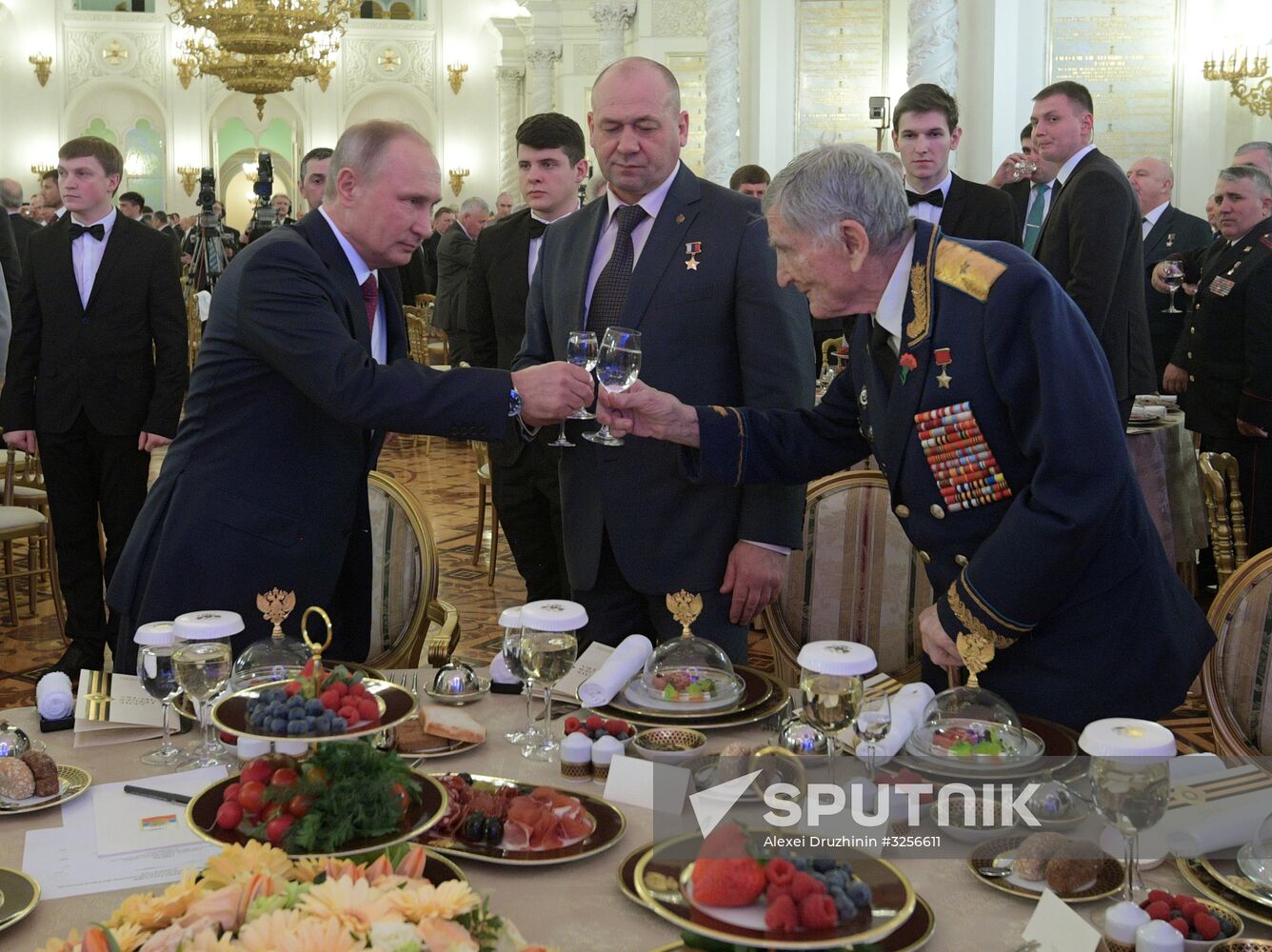 President Putin attends reception to mark Heroes of the Fatherland Day