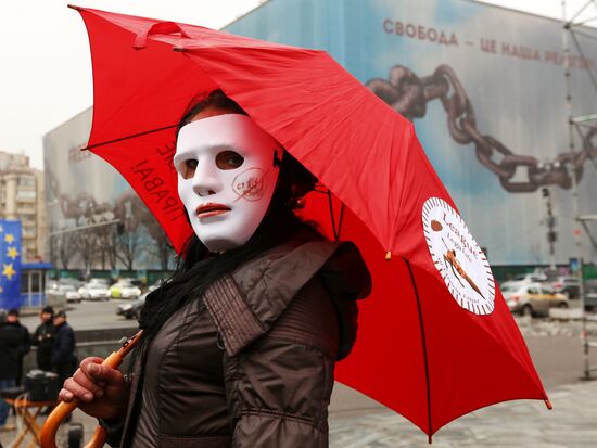 Rally in Kiev to support sex workers