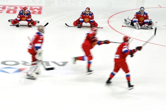 Ice hockey. Channel One Cup. Russia vs. Sweden