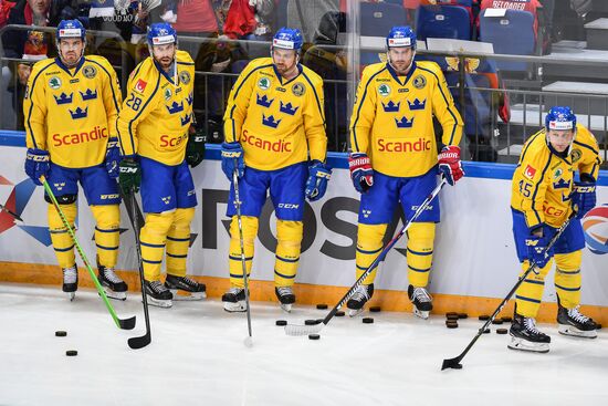 Ice hockey. Channel One Cup. Russia vs. Sweden