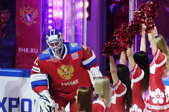 Ice hockey. Channel One Cup. Russia vs. Sweden