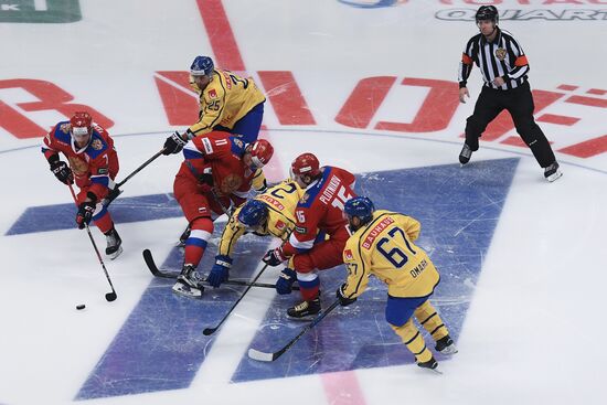 Ice hockey. Channel One Cup. Russia vs. Sweden