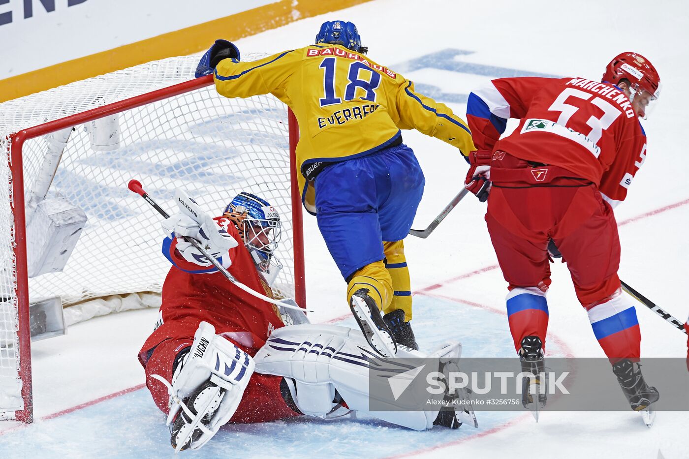 Ice hockey. Channel One Cup. Russia vs. Sweden