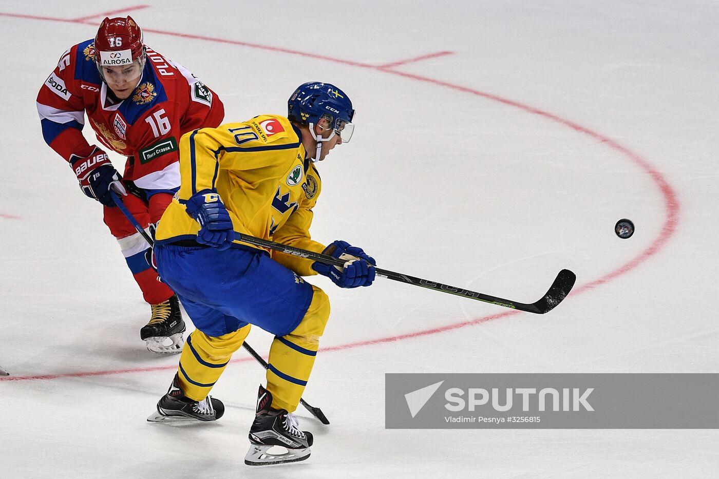 Ice hockey. Channel One Cup. Russia vs. Sweden