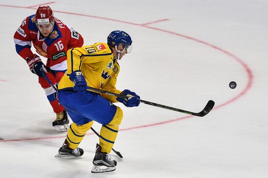 Ice hockey. Channel One Cup. Russia vs. Sweden