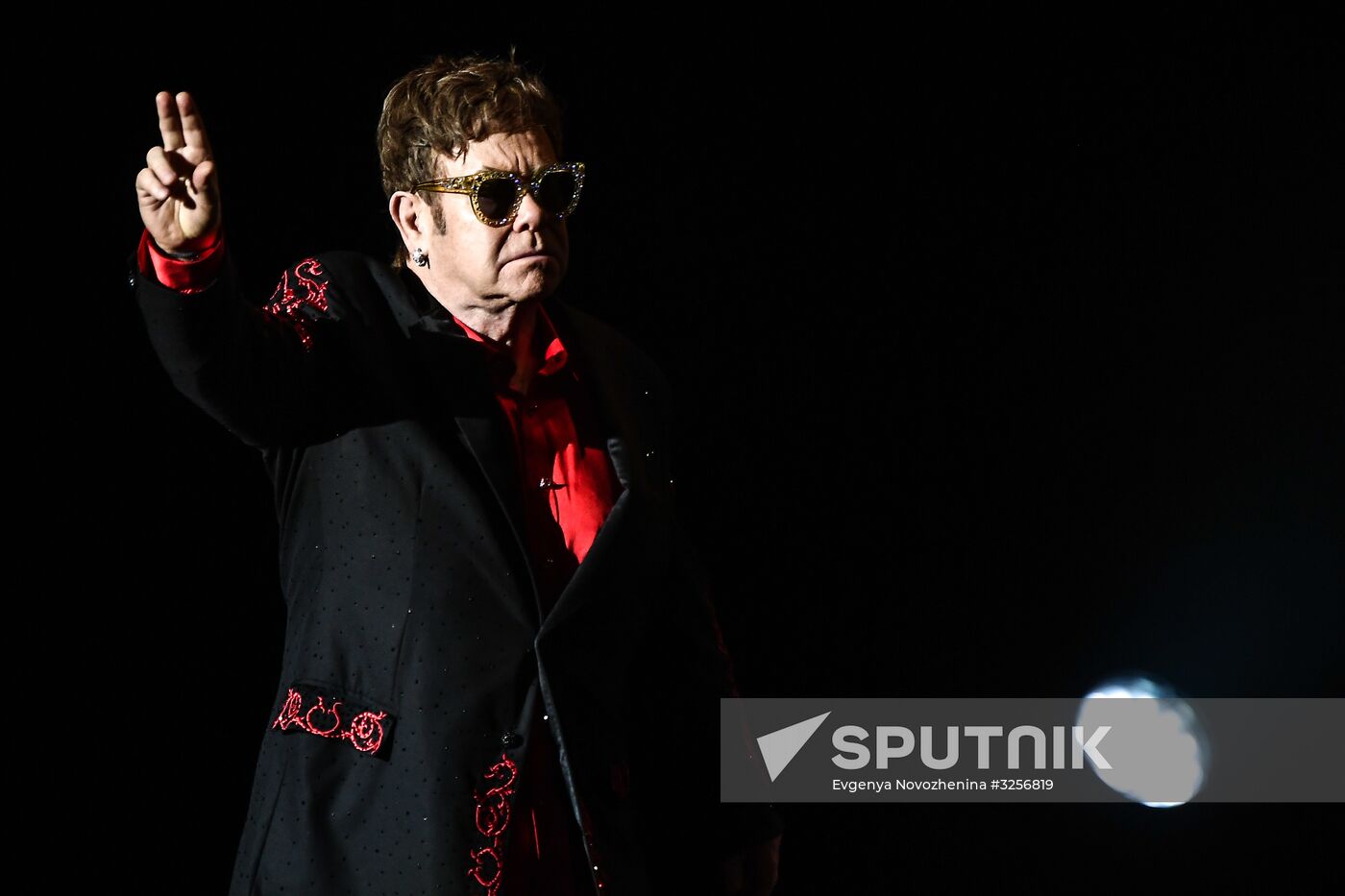 Elton John's concert in Moscow