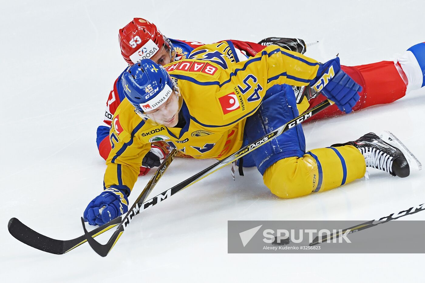 Ice hockey. Channel One Cup. Russia vs. Sweden