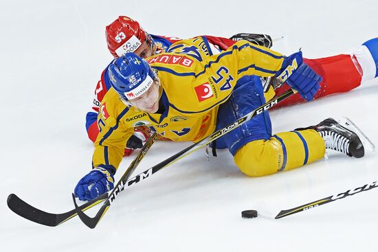 Ice hockey. Channel One Cup. Russia vs. Sweden