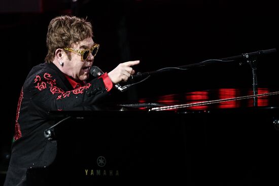 Elton John's concert in Moscow