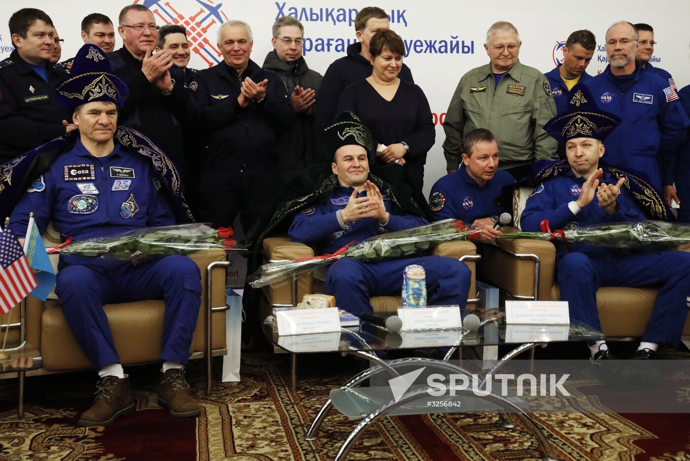 Landing of Soyuz MS-05