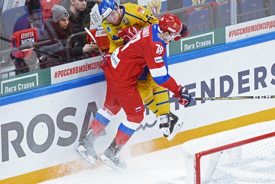 Ice hockey. Channel One Cup. Russia vs. Sweden