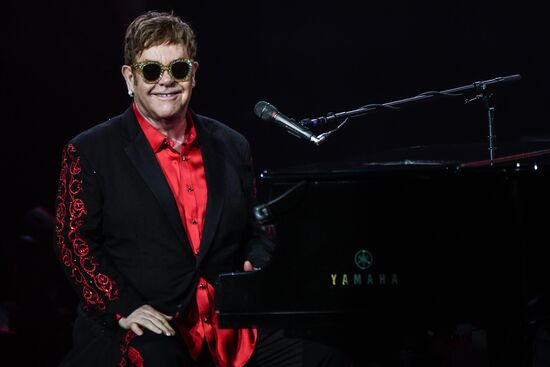 Elton John's concert in Moscow