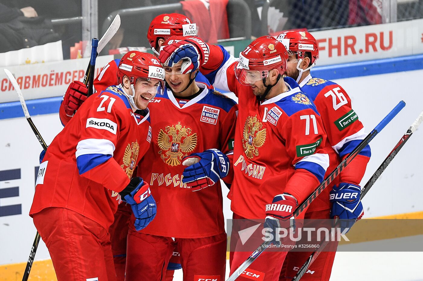 Ice hockey. Channel One Cup. Russia vs. Sweden