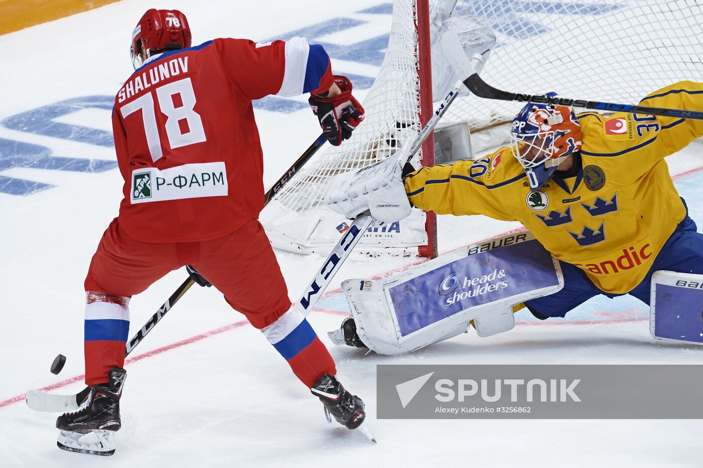 Ice hockey. Channel One Cup. Russia vs. Sweden