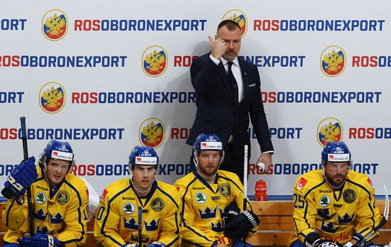Hockey. Channel One Cup. Russia vs Ssweden