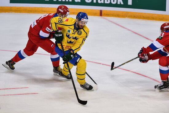 Ice hockey. Channel One Cup. Russia vs. Sweden