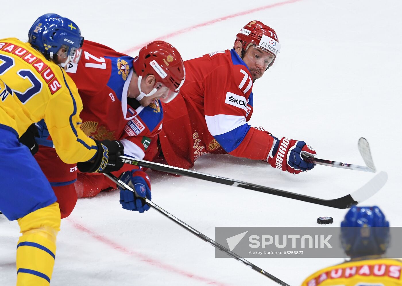 Ice hockey. Channel One Cup. Russia vs. Sweden