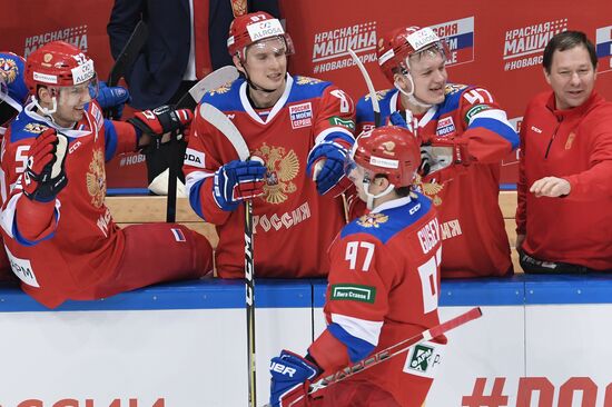 Ice hockey. Channel One Cup. Russia vs. Sweden