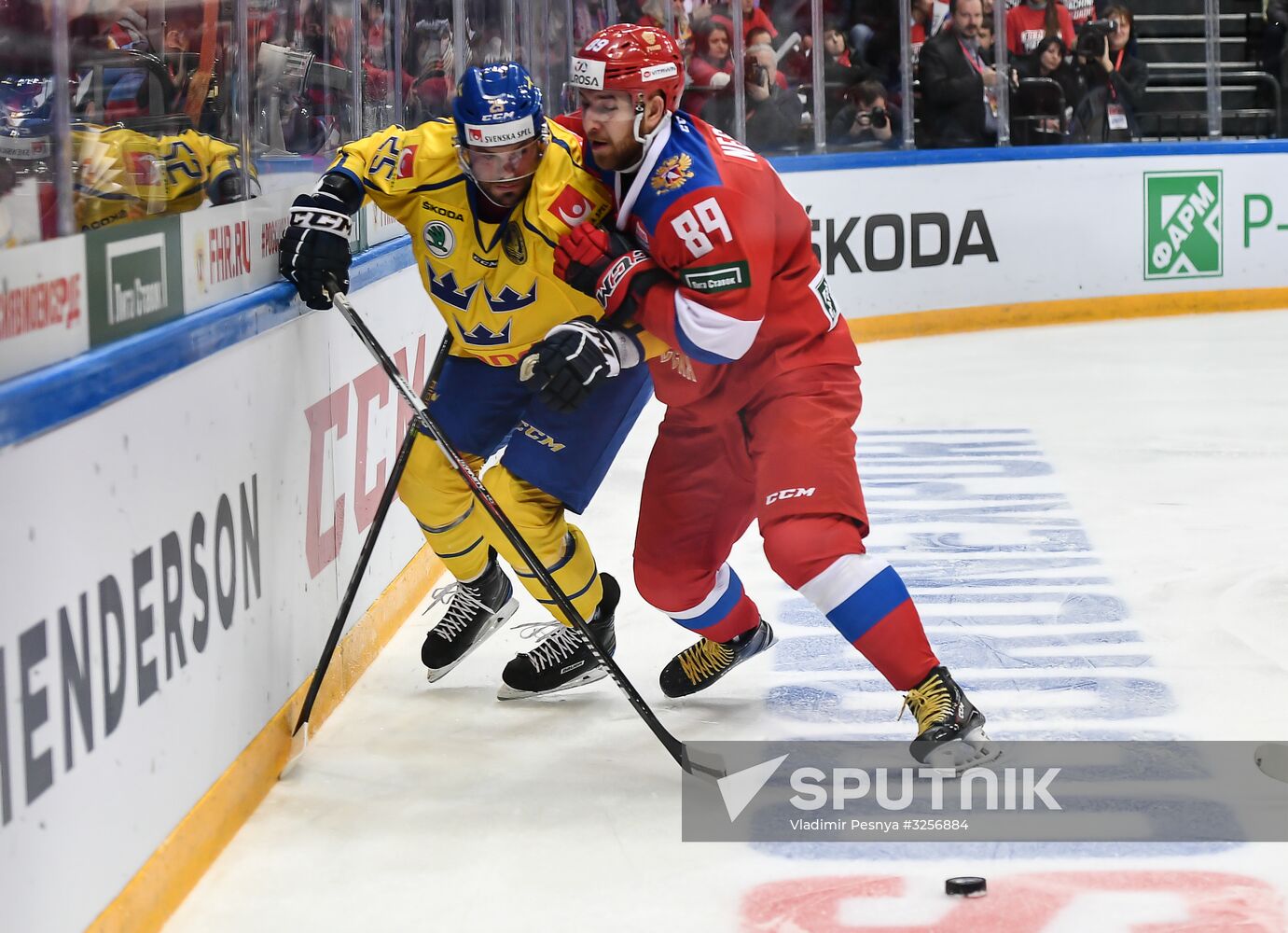 Ice hockey. Channel One Cup. Russia vs. Sweden