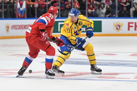 Ice hockey. Channel One Cup. Russia vs. Sweden