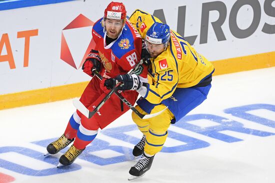 Ice hockey. Channel One Cup. Russia vs. Sweden