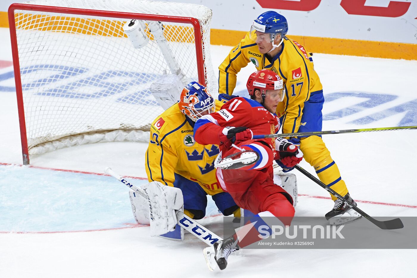 Ice hockey. Channel One Cup. Russia vs. Sweden