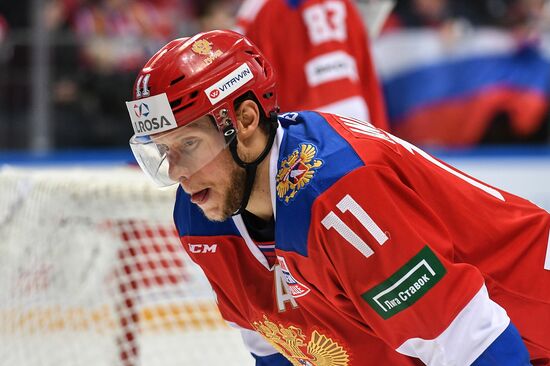 Ice hockey. Channel One Cup. Russia vs. Sweden