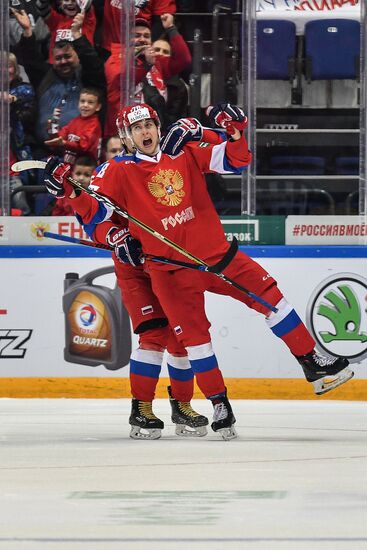 Ice hockey. Channel One Cup. Russia vs. Sweden