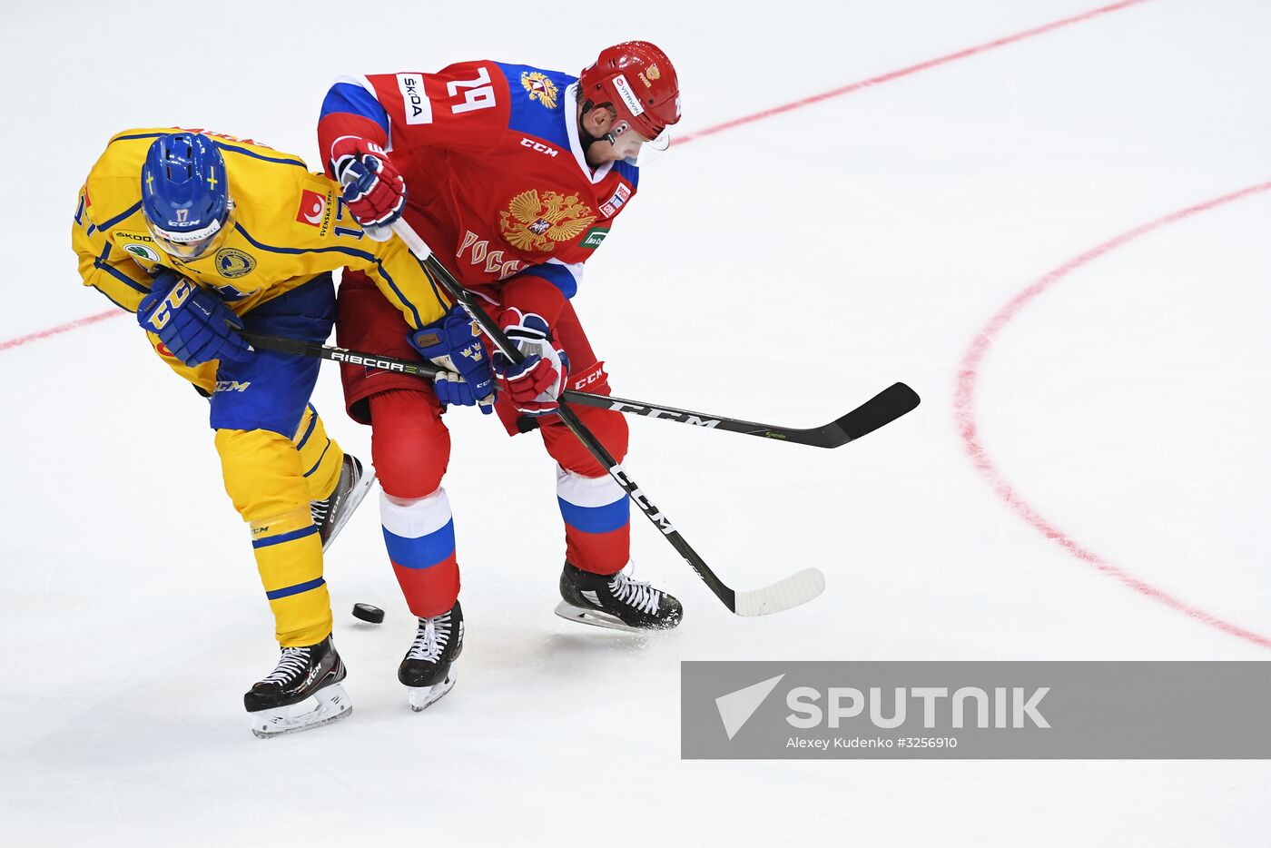 Ice hockey. Channel One Cup. Russia vs. Sweden