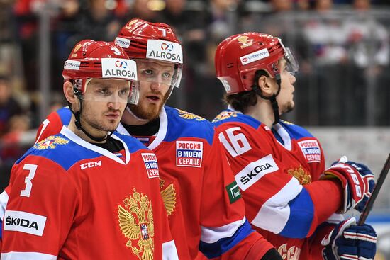 Ice hockey. Channel One Cup. Russia vs. Sweden