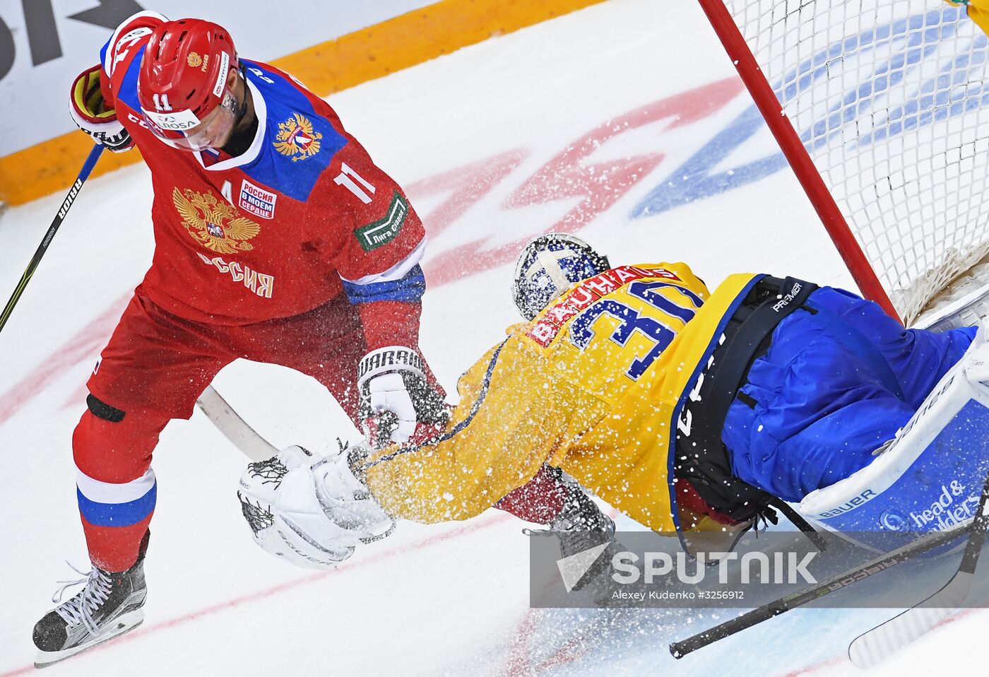 Ice hockey. Channel One Cup. Russia vs. Sweden