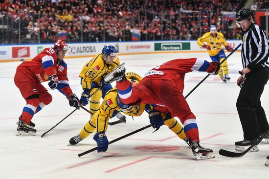 Ice hockey. Channel One Cup. Russia vs. Sweden