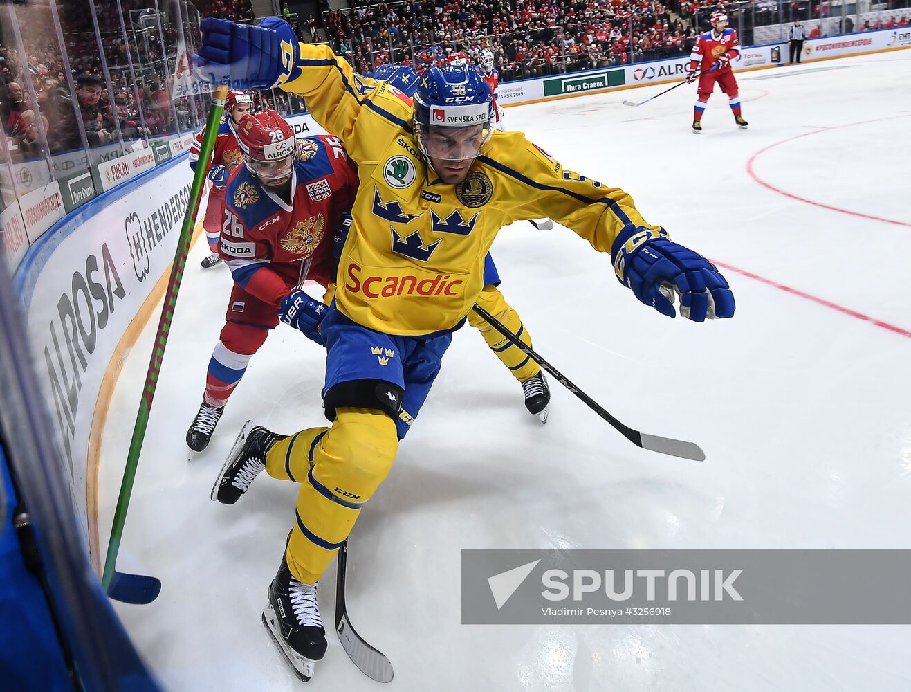 Ice hockey. Channel One Cup. Russia vs. Sweden