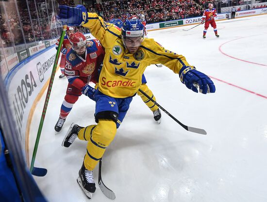 Ice hockey. Channel One Cup. Russia vs. Sweden