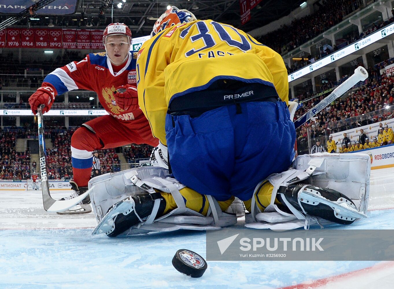 Ice hockey. Channel One Cup. Russia vs. Sweden